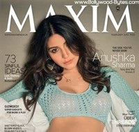 Anushka Sharma Maxim Photoshoot in shorts

