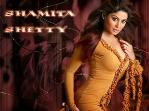 Shamita Shetty in mini skirt