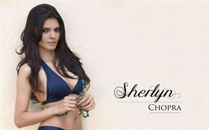 Sherlyn Chopra in mini skirt
