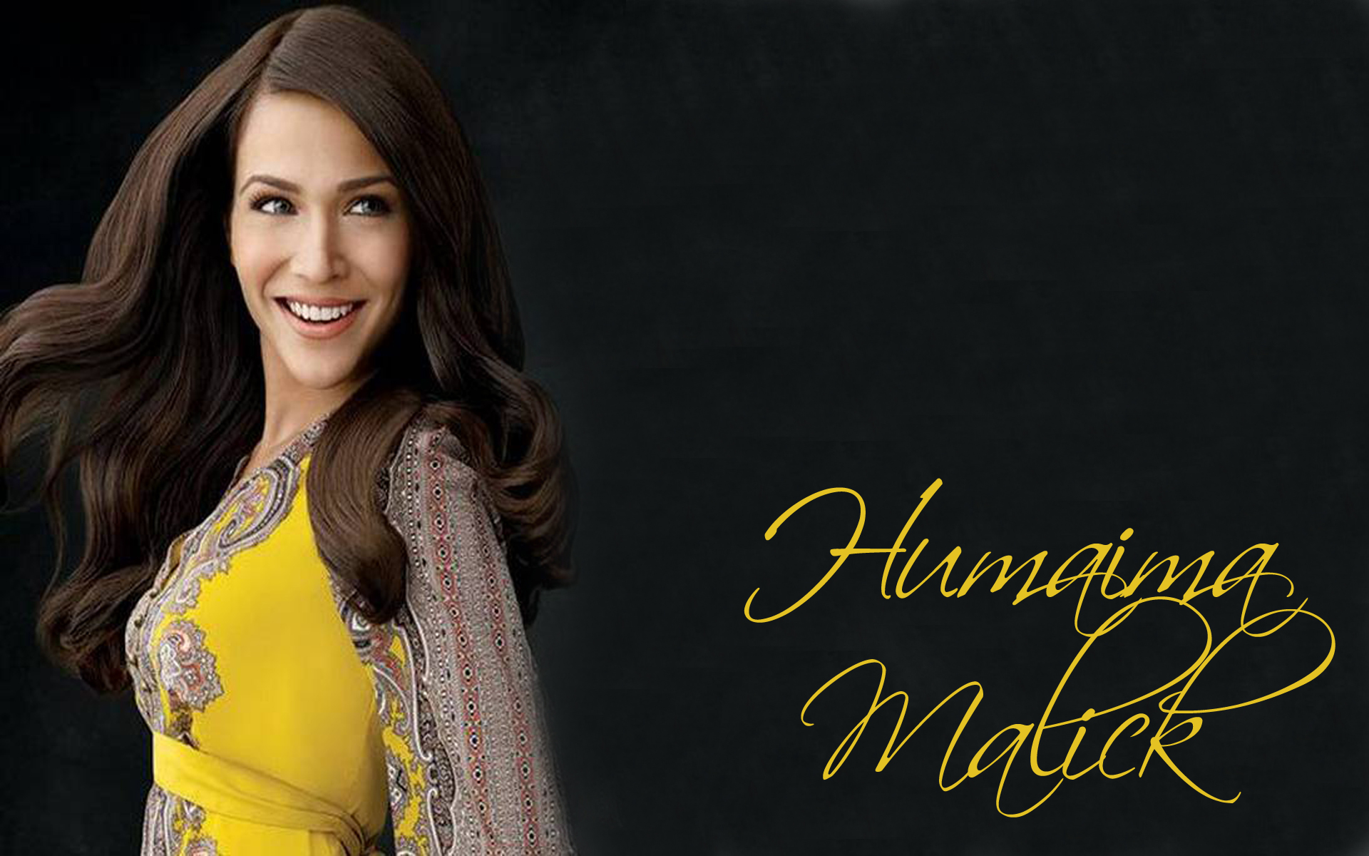 Humaima Malik In Yellow Dress, Humaima Malik HD wallpapers