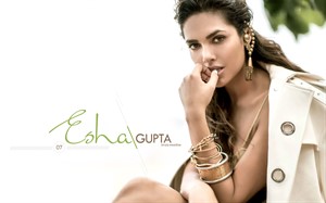 Bollywood celebrities Esha Gupta Hottest laptop Full size  HD pictures