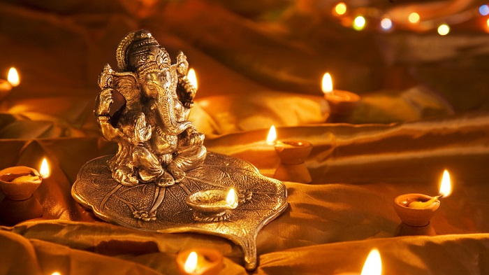Ganesha Pooja on Diwali