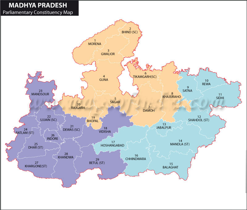 Madhya Pradesh Parliamentary Constituencies