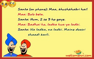 Santa Banta Latest jokes