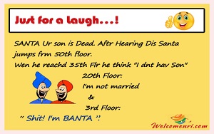 Santa Banta Latest Jokes, santa banta jokes, download free santa banta jokes, santabanta, latest jokes