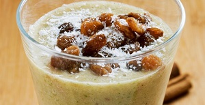 Banana Walnut Lassi