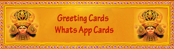 Navratri whats app greeting cards