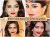 5 Bollywood Actresses in Red Lipstick