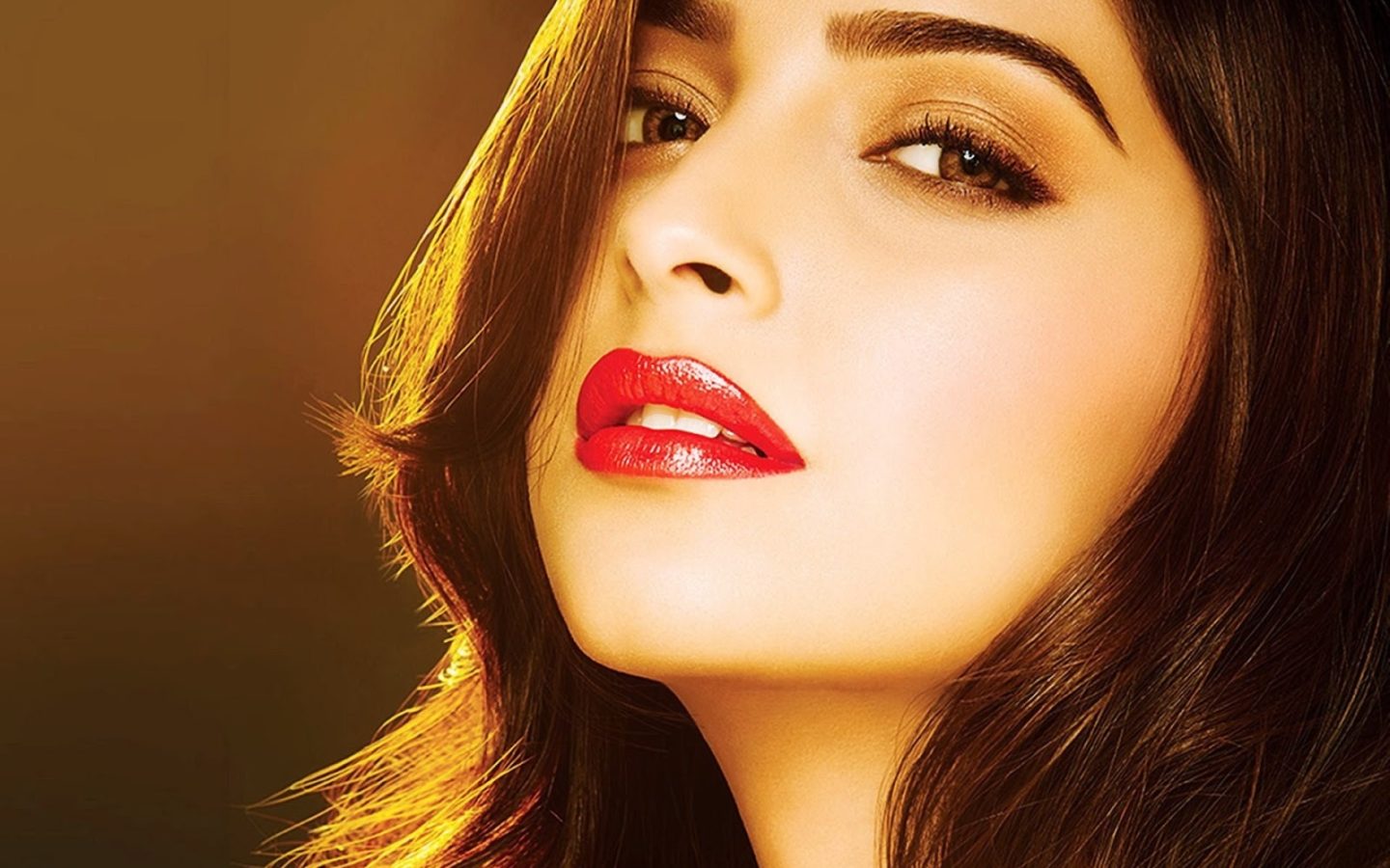 Sonam Kapoor in red lipstick