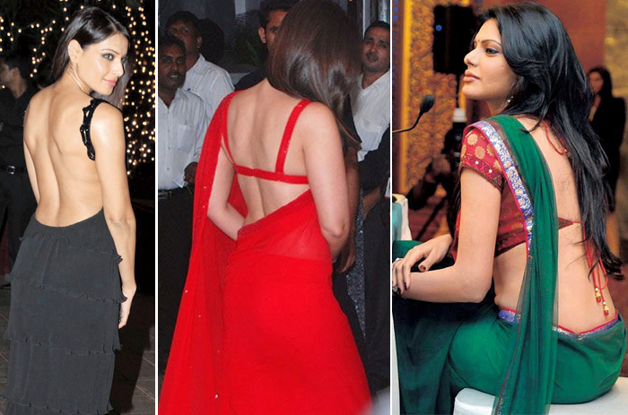 Actresses Hot Back Show