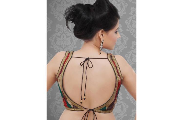 Backless blouse designs