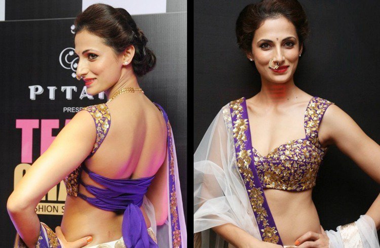 Backless blouse designs