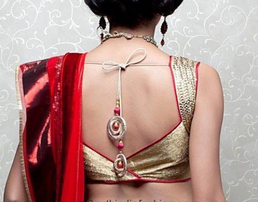 Backless Blouses with Low Naval Sarees Notches up Beauty and Sex Appeal