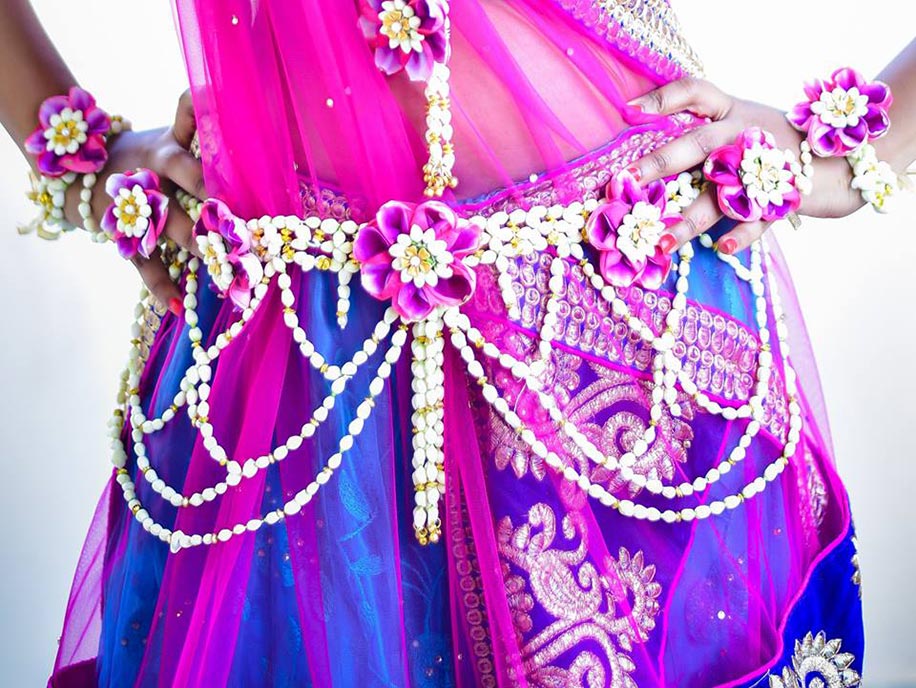 Beautiful Flower Jewellery Designs For Indian Brides Wedding Ceremony