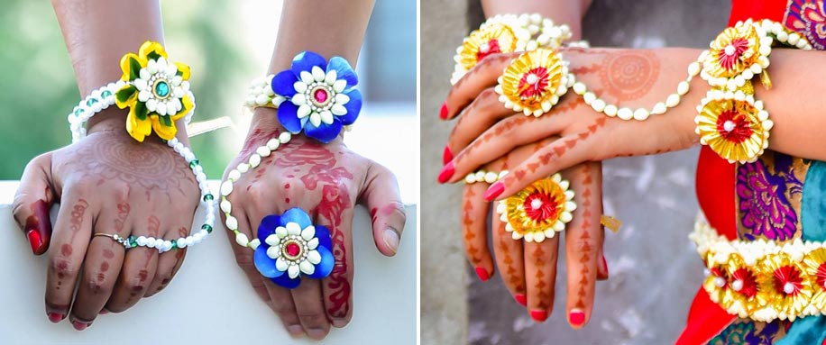Beautiful Flower Jewellery Designs For Indian Brides Wedding Ceremony