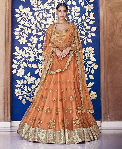 How To Drape Lehenga Saree