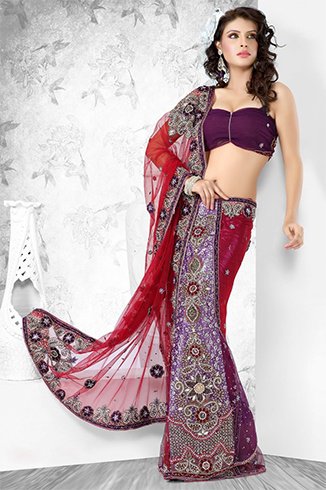 How To Drape Lehenga Saree