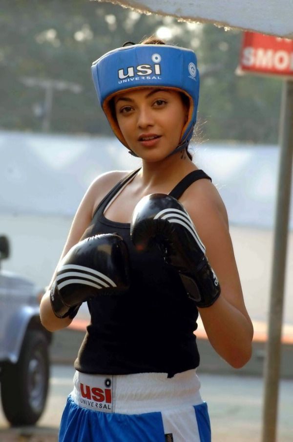 Kajal Agarwal Works Up A Sweat