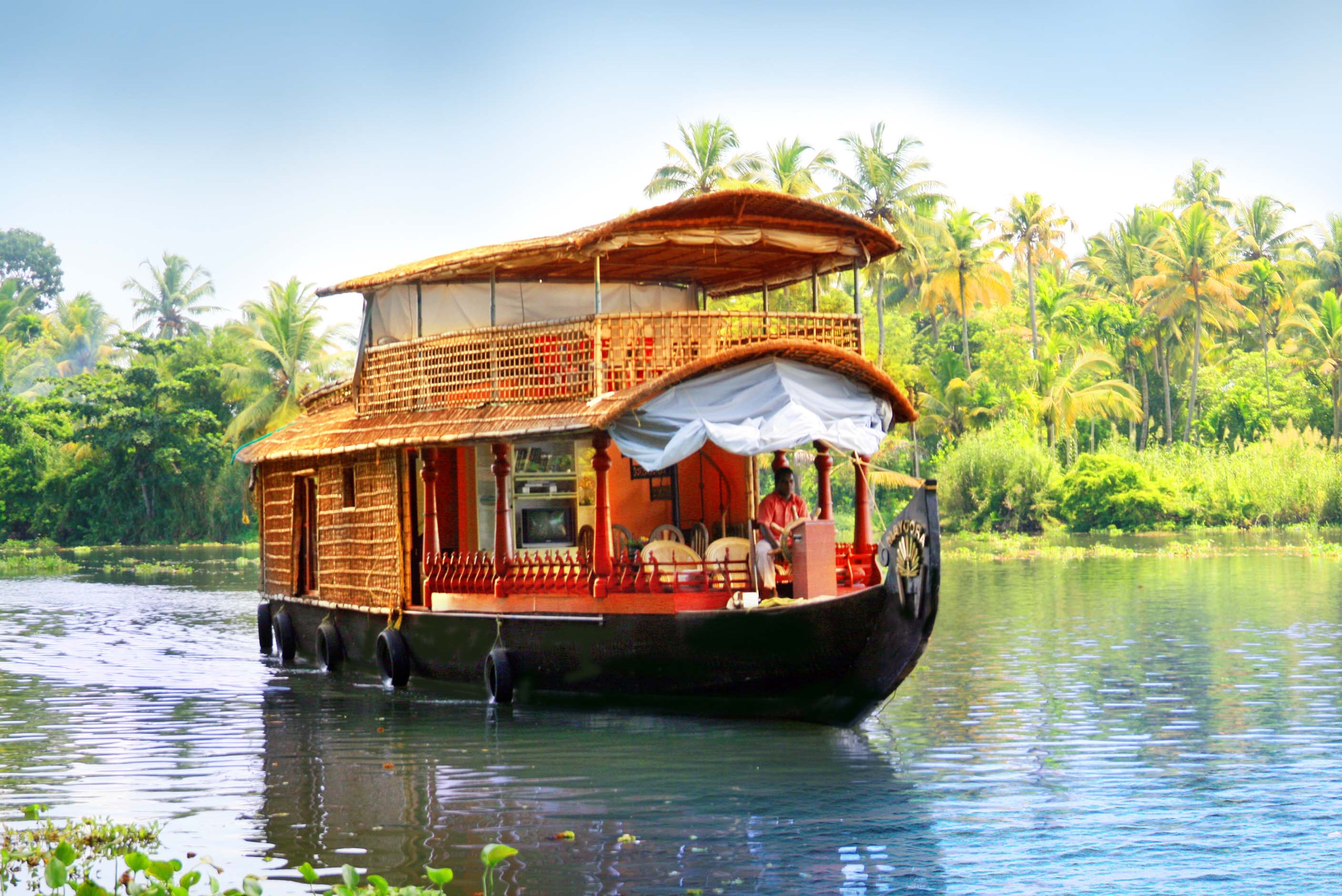Kerala Backwaters in a Houseboat