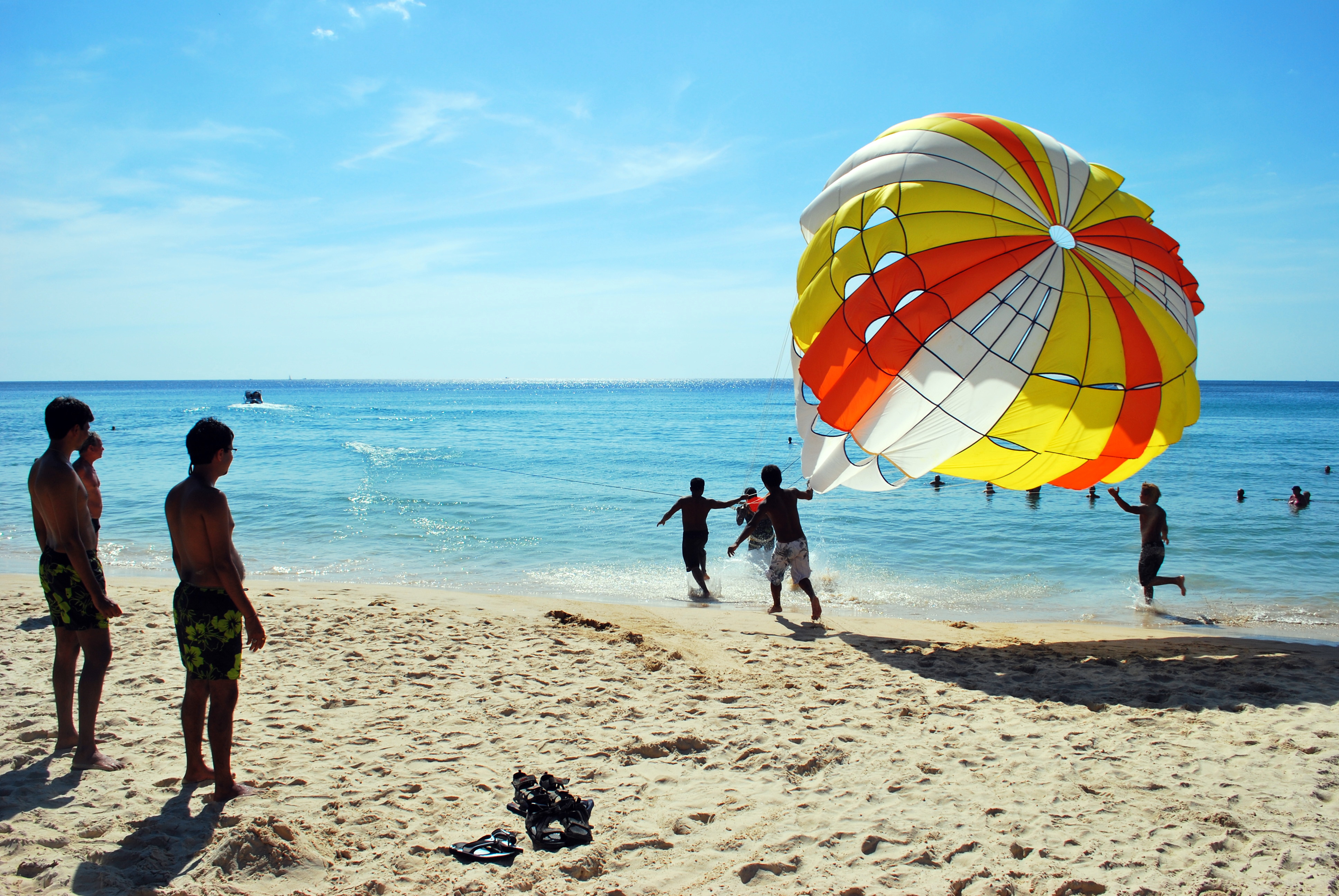 Kerala Para Sailing at Payyambalam beach