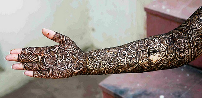 Latest Best Beautiful Bridal Mehandi Designs