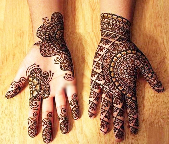 Latest Best Beautiful Bridal Mehandi Designs