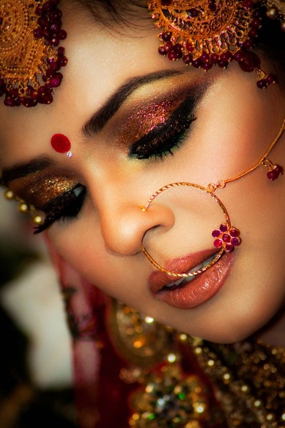 Best Beautiful Indian Designer Nose Rings Designs