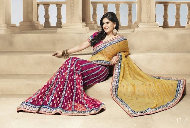 Zarine khan Photos In Saree