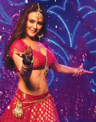 Actress in hot choli