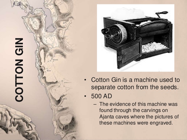 Cotton Gin origins from Ancient India