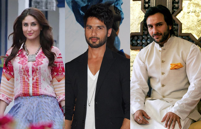 Shahid Kapoor – Kareena Kapoor – Saif Ali Khan