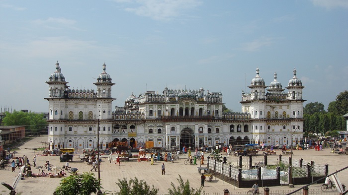 Janki Temple in Janakpur in Nepal