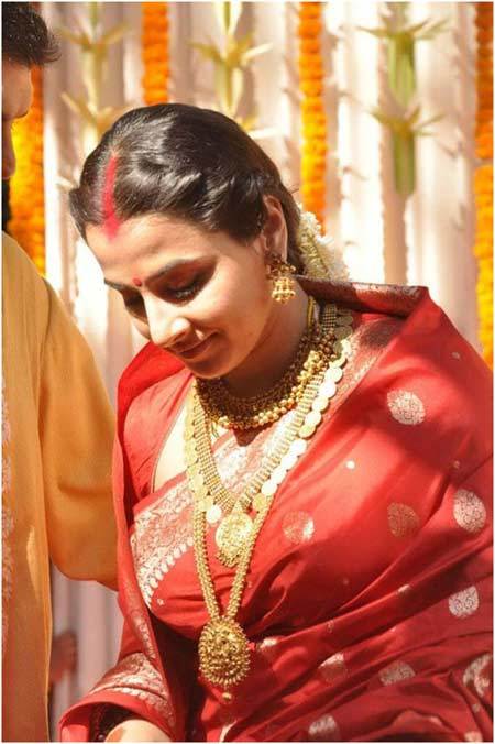 Vidya Balan’s Wedding Look Vidya Balan’s Wedding Look