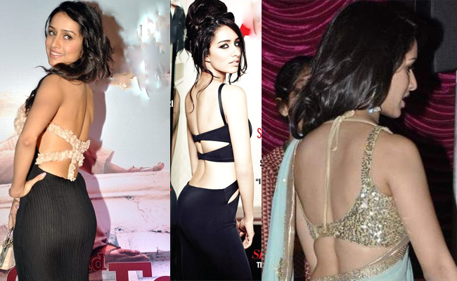 Shraddha Kapoor – Backless Dress