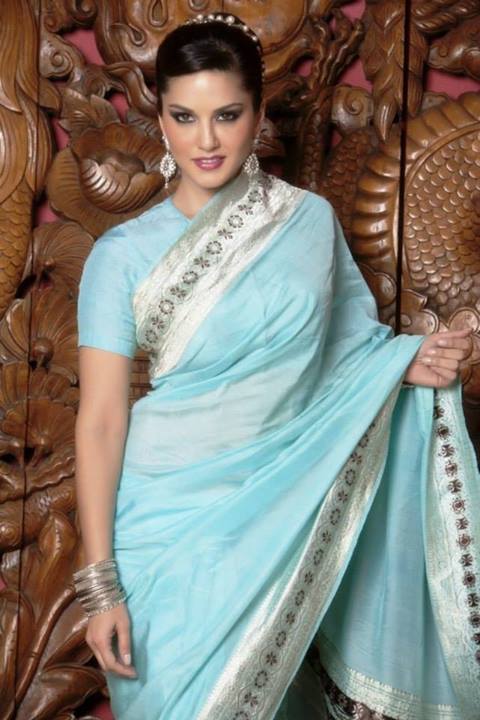 sunny-leone-saree-photos