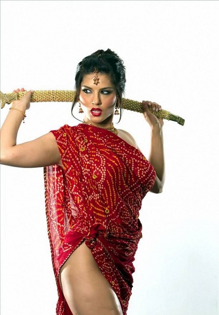 Sexy Saree Drape : unusual six yards of coverage Palak Kapoor with all her curves