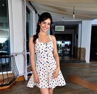 Neha Sharma in Mini Skirts