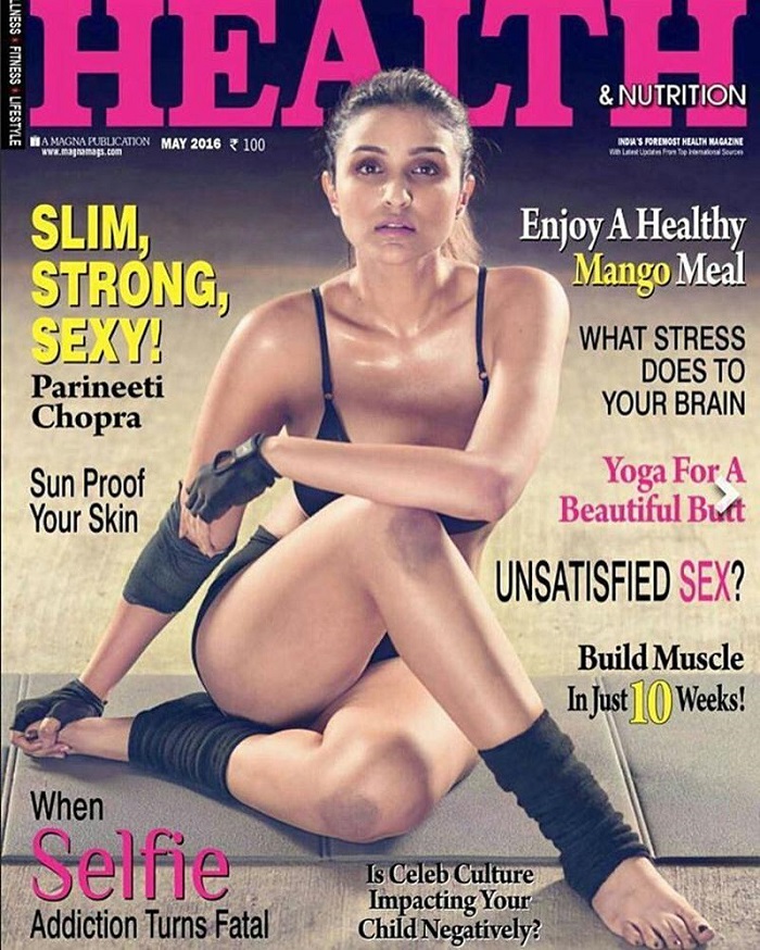 Parineeti Chopra looks Filmfare Magazine