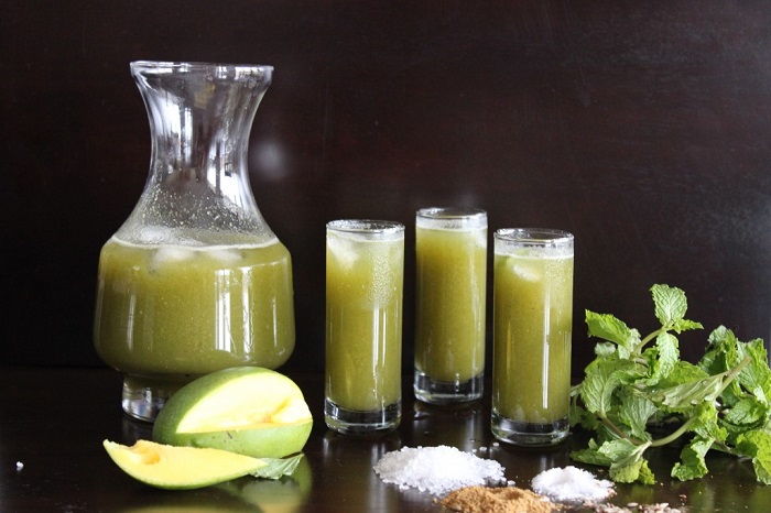 Aam Panna healthy summer drinks