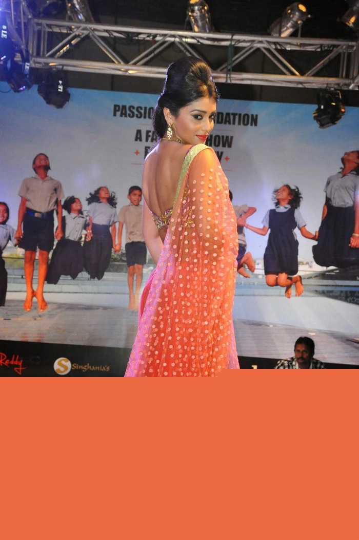 Actress Shriya Saran Backless