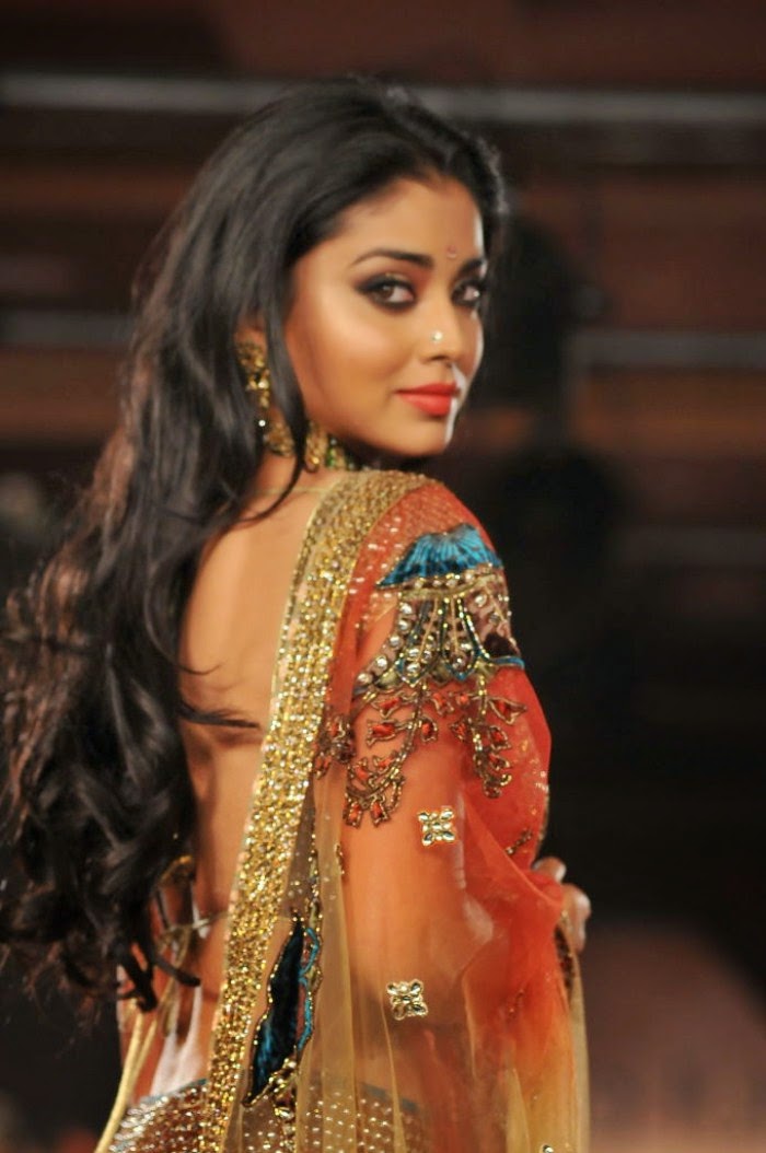 Actress Shriya Saran Backless