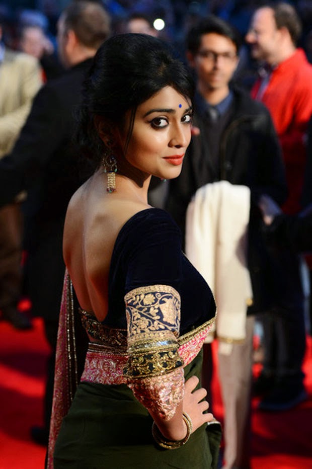 Actress Shriya Saran Backless