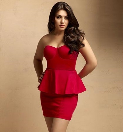 Hansika In Red Hot Mini Skirt
