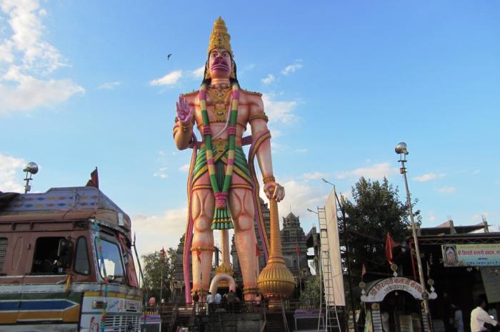 Hanuman in Nandura tallest statues of India