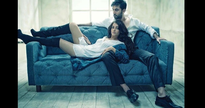 Aishwarya Rai and Ranbir Kapoor in ae dil hai mushkil