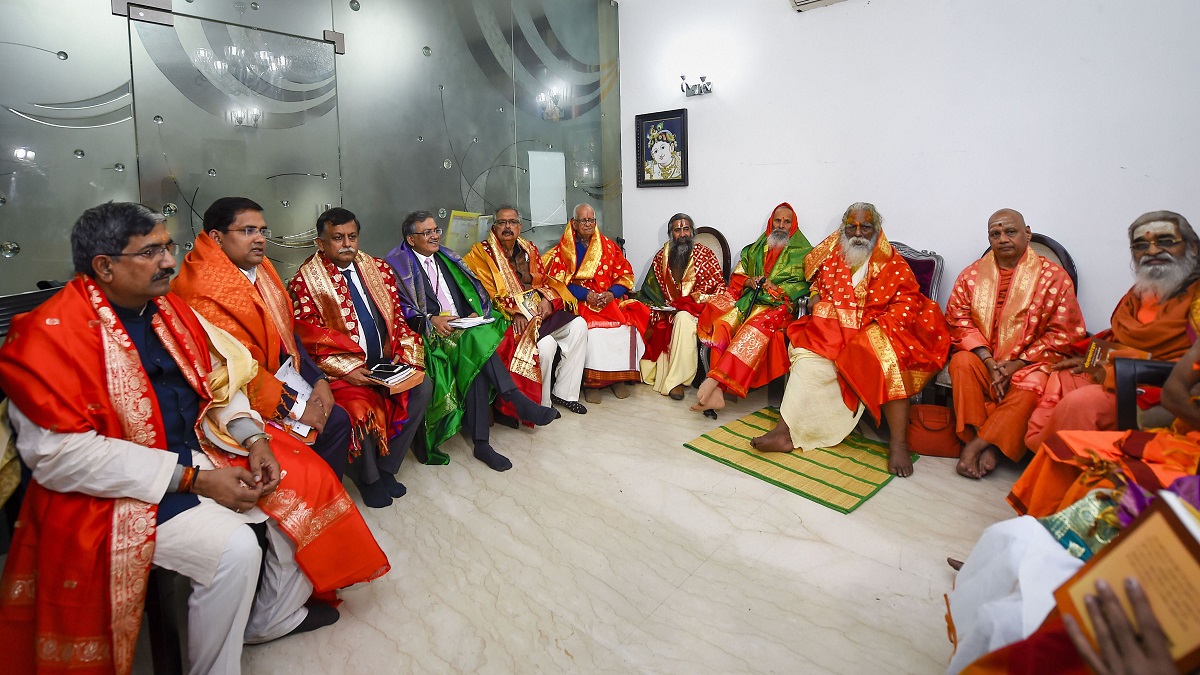 Members of Ram Mandir Trust