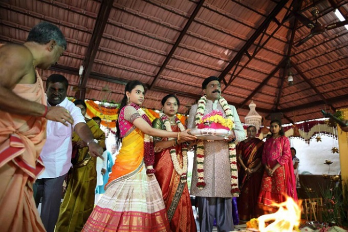 G Janardhana Reddy wedding photos