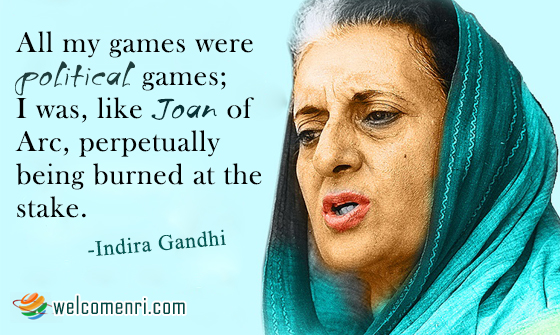 All my games were political games; I was, like Joan of Arc, perpetually being burned at the stake.