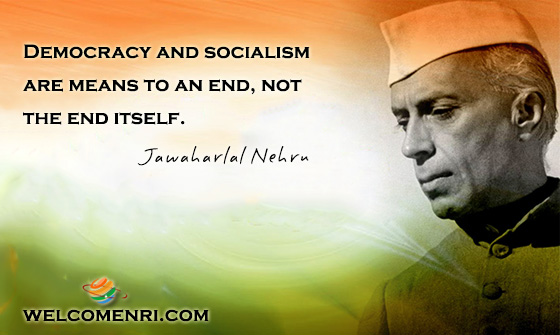 Democracy and socialism are means to an end, not the end itself.