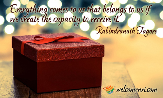 Everything comes to us that belongs to us if we create the capacity to receive it.